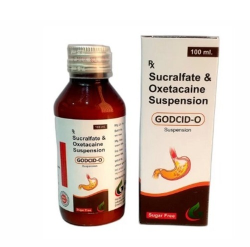 Sucralfate और Oxetacaine सस्पेंशन, 100Ml ड्रग सॉल्यूशंस का पैक