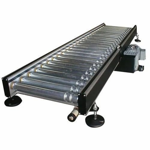 10 Hp Three Phase Stainless Steel Roller Conveyor For Material Handling