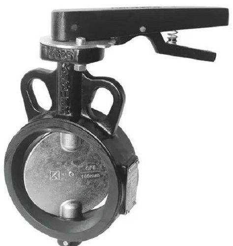 Black 14 Kg Hydraulic Stainless Steel Wafer Butterfly Valve