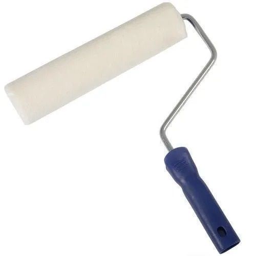 240 Grams 6 Inches Plastic Handle Soft Roller Brush For Wall Painting