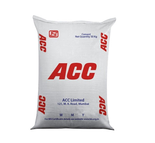 Grey 50 Kg Moderate Raw Silicate Heat Rapid Hardening Acc Cement