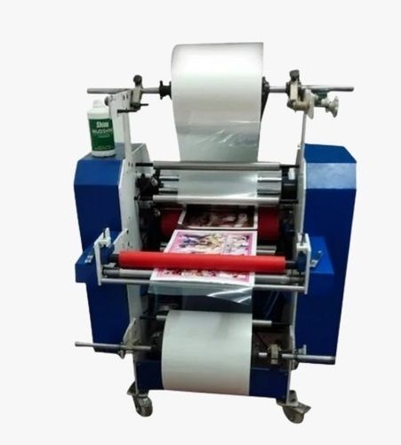 Blue 650 Watt 235 Kilogram Semi Automatic Electric Album Making Machine 