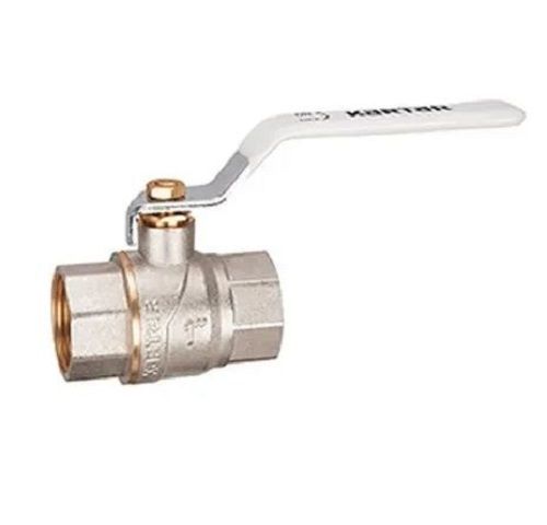 Silver Low Pressure Chrome Plated Industrial Brass Material Ball Valve 