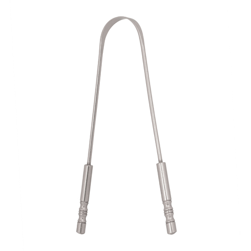 Stainless Steel Tongue Cleaner - Surgical Grade Stainless Steel 304 Age Group: Adults & Suitable for All Ages No Rusting & No Sharp Edges