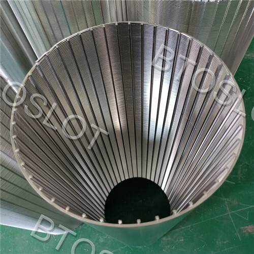 Stainless Steel Wedge Wire Screen Filter Cylinders Johnson Screen Pipe