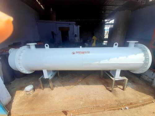 White Coated 100 Lpm Water Cooled Oil Cooler For Industrial