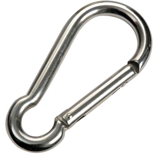 2.5 Inches 20 Gram Round Stainless Steel Carabiner Hook