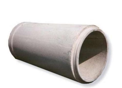 Grey 30 Mm Thick 4 Meter Round Industrial Grade Socket Joint Rcc Cement Pipe For Drainage