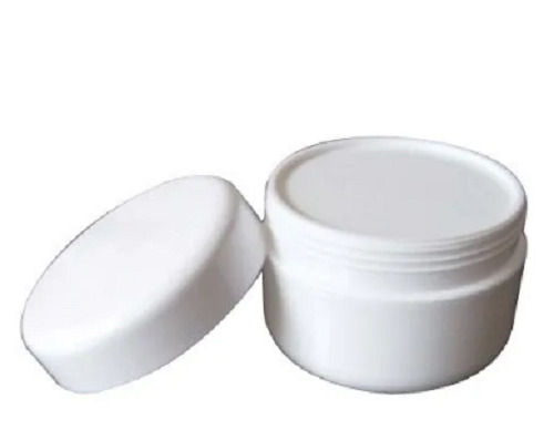 Round Shape Plastic Cosmetic Container with Screw Type Lid