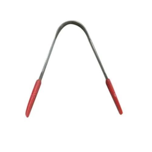 Rust Free Flexible Plastic Handle U-Shaped Stainless Steel Tongue Cleaner