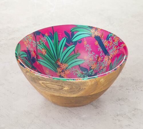 wooden decorative bowl