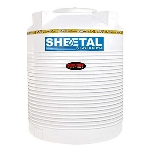 White 1000 Liter Weather Resistant Long Life Pvc Water Tank 