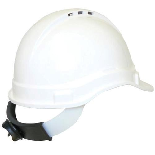 White 28X20X15 Cm Dimension Plastic Half Face Safety Helmet For Industrial Use