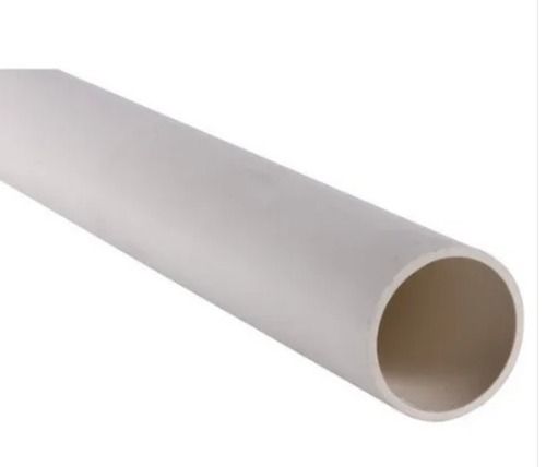 White 4 Mm Thick Seamless Round Pvc Plastic Pipe