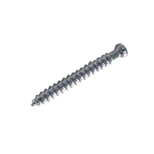 Silver 6.5X4.5X7.5Mm Flexible Soluble Recyclable Stainless Steel Cancellous Bone Screw