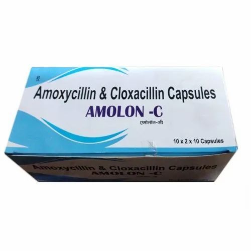 Amoxicillin And Cloxacillin Capsules Size: Different Sizes Available