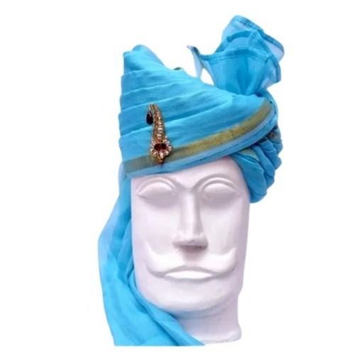 Designer And Light Weight Party Wear Silk Turban For Wedding