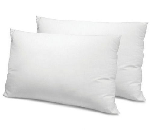 White Set Of Plain Handmade Rectangular Soft Cotton Cushion For Home