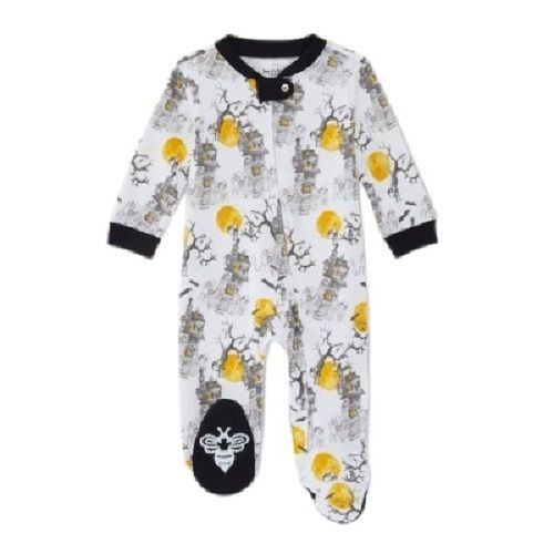 Printed Pattern Round Neck Short Sleeve Baby Pajamas