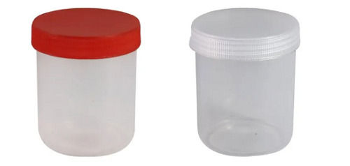 White Small Tiny Pp Plastic Clear Containers With Screw Lid For Spice Storage