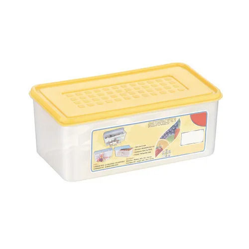 White Plastic Bread Box With Air Tight Cap For Food Packaging