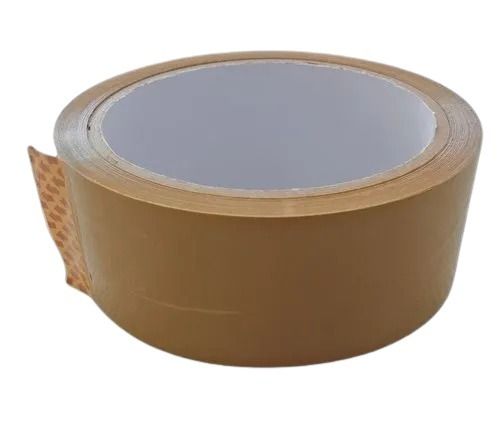 0.5 Mm Thick Single Sided Biaxially Oriented Poly Propylene Brown Tape Packaging  Length: 20  Meter (M)