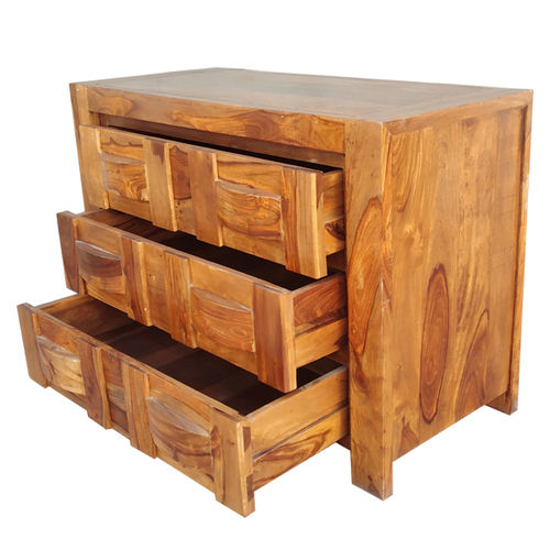 2-5 Feet Height Wooden Brown Storage Drawer