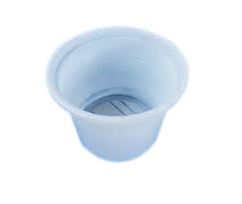 White 3 Inch Size Round Shape 60 Gram Weight Plastic Cup