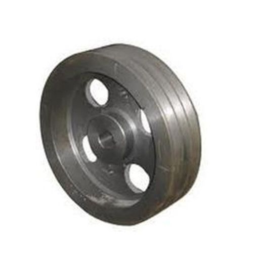 4-10 Inch Round Metal Motor Pulley Casting For Industrial Purposes