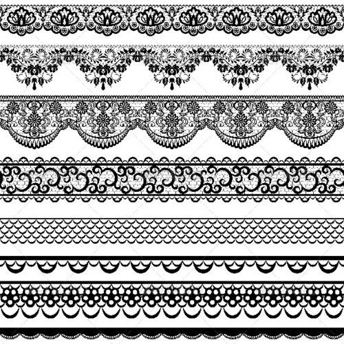 Designer Pillow Border Laces For Garments