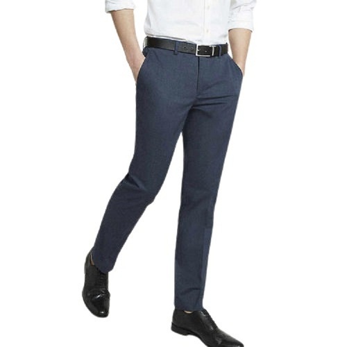 Decible Polyster Blend Formal Trousers For Man formal pants blue  pant  trousers for men office Symbol Men Dress Pants Mens Smart FIT Dark Blue  Trouser