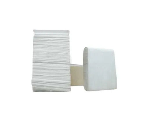 White Plain Rectangular Disposable Paper Napkins