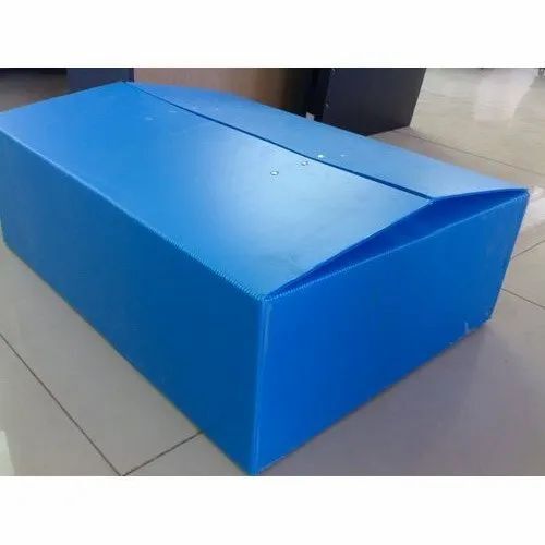 Rectangular Shape Pp Flute Box For Industrial Use