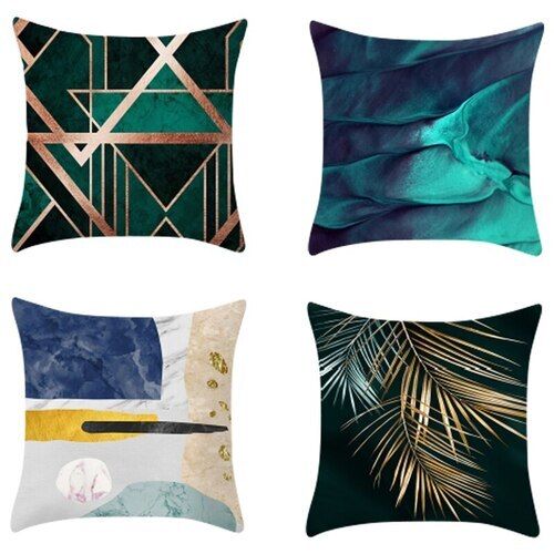 Square Shape Fancy Design Cushion Covers, Sizes 50 x 50 cm