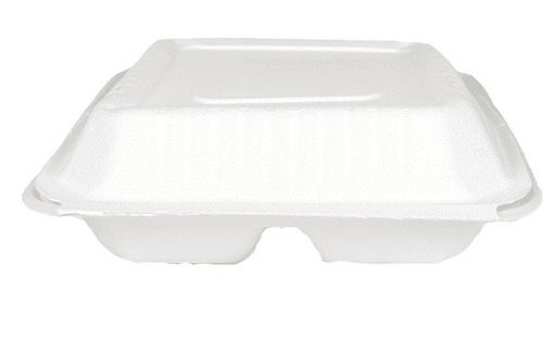 White 12X10 Inches Rectangular Light Weight Foam Food Packaging Box