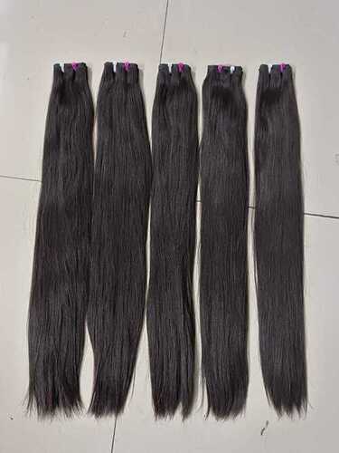 30 Inch Machine Weft Human Hair - Black