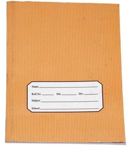 8.2X11.2 Inches Printed Cover Rectangular Single Ruled School Notebook 2