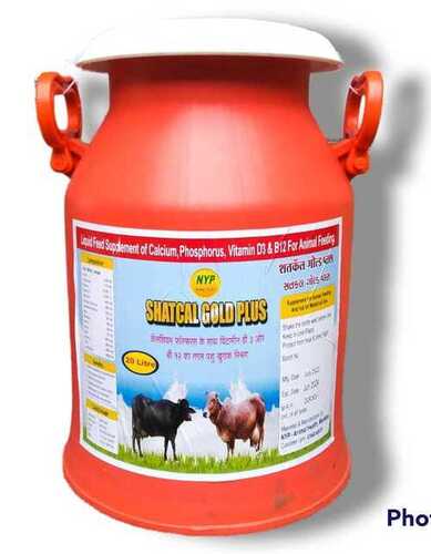 Chelated Shatcal Gold Plus Calcium Liquids For Cattle Food
