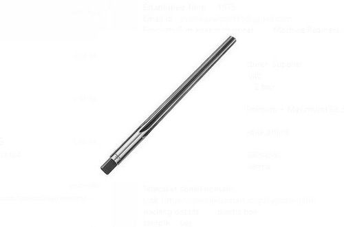 Silver High Speed Stainless Steel Polished Taper Pin Reamer For Industrial Uses