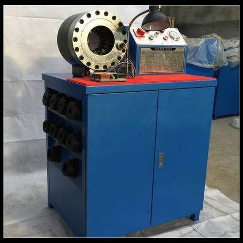 Hydraulic Mild Steel Hose Pipe Crimping Machine For Industrial Use