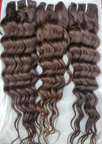 Machine Weft Deep Wavy Hair Extension Application: Profesional