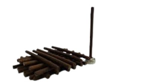 Round Long Smooth Surface Solid Pest Control Incense Dhoop, 20 Sticks Pack