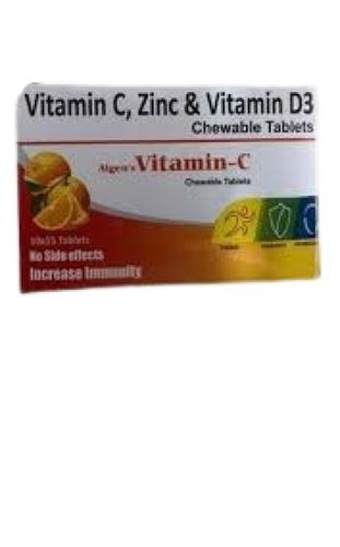 Vitamin C And D3, Zinc Chewable Tablets General Medicines