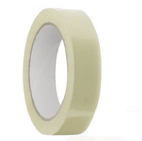 Creamy White 1.5 Mm Thick And 45 Meter Long Single Side Adhesive Cello Tape 