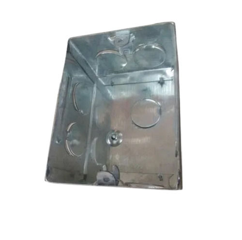 10 X 8 Inches 6 Mm Rectangular Galvanized Iron Modular Electrical Box