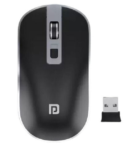 Black 11.5 X 6.32 X 3.62 Cm Abs Plastic Wireless Mouse For Laptops