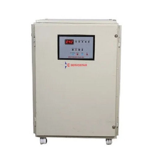 12 X 8 X 10 Inches 70 Kva Rectangular Three Phase Servo Voltage Stabilizer Ambient Temperature: 50 Celsius (Oc)