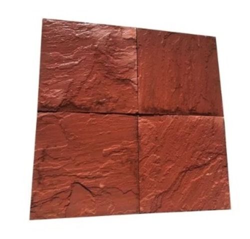 18 Mm Thick Rough Rubbing And Chemical Resistance Rectangular Sand Stone Slab Application: Construction