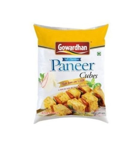 200 Grams Proteins And Calcium Rich Pure And Healthy Soft Frozen Paneer Cubes Packaging: Vacuum Pack