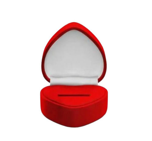 Soft Flocked Velour Ring Box, 2” x 2 1/4” x 1 1/4”, Available in Red or  Black ~ Sold 12 Pieces Per Pack, $1.56 per piece - Ed's Box & Supply Inc.